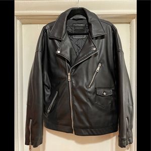 Zara Man Faux Leather Jacket